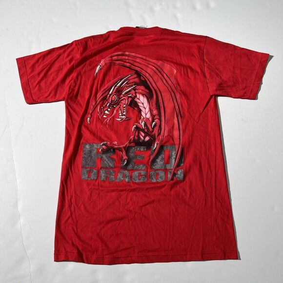 Vintage Red Digital Cinema Dragon Shootwear Camera Shirt Small - Picture 7 of 9